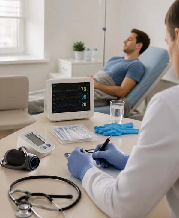 Снятие похмельного синдрома в Медногорске от 4069 р. | Медзона
