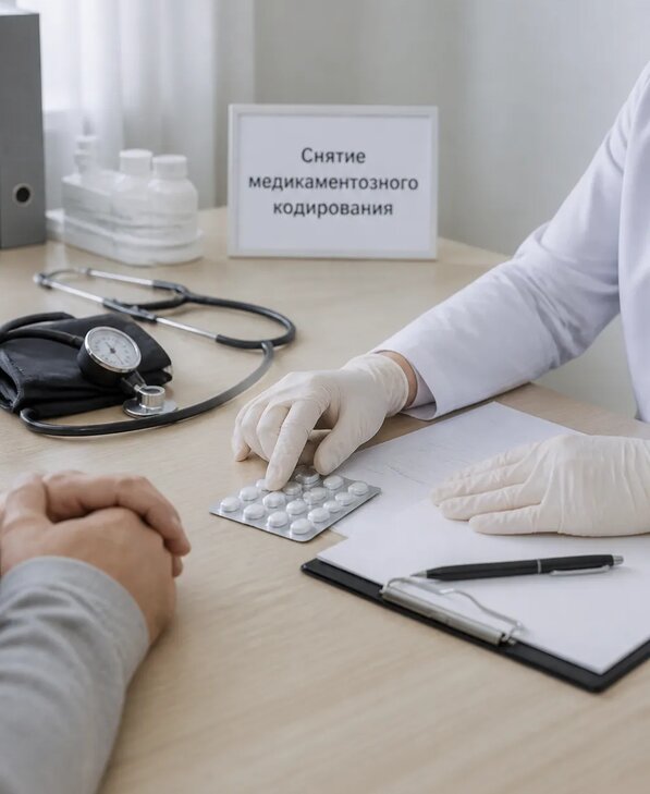 Снятие медикаментозного кодирования в Медногорске от 5086 р. | Медзона